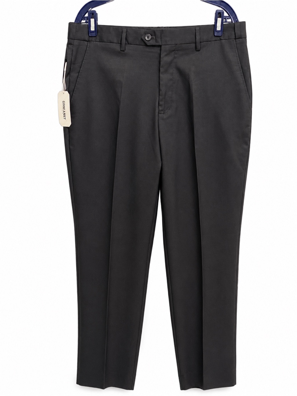 Men's Dress Pants Coofandy Slim Fit Dark Gray Formal Casual 34w 30l New)